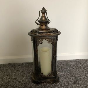 Antique looking brass lantern